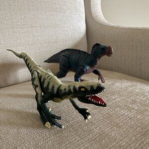 Vintage Jurassic Park Velociraptor and Electronic sounds Aladar